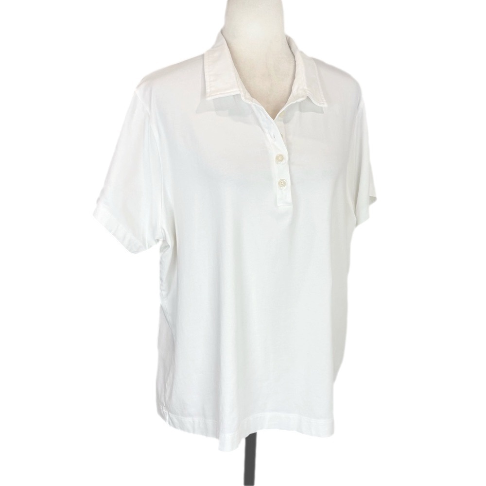Contemporaine white polo t-shirt